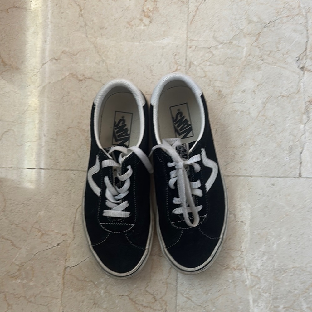 Vans Classic Black and White Shoes